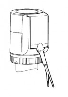 HERZ Termopohon pro 2 bodovou/pulzní regulaci, M 28x1,5, 24 V, 115 N, bez proudu zavřeno   1771112